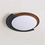 Ritta  Travertine Oval LED Ceiling Light