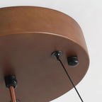 Ritta Travertine Dome & Ring Pendant Lamp