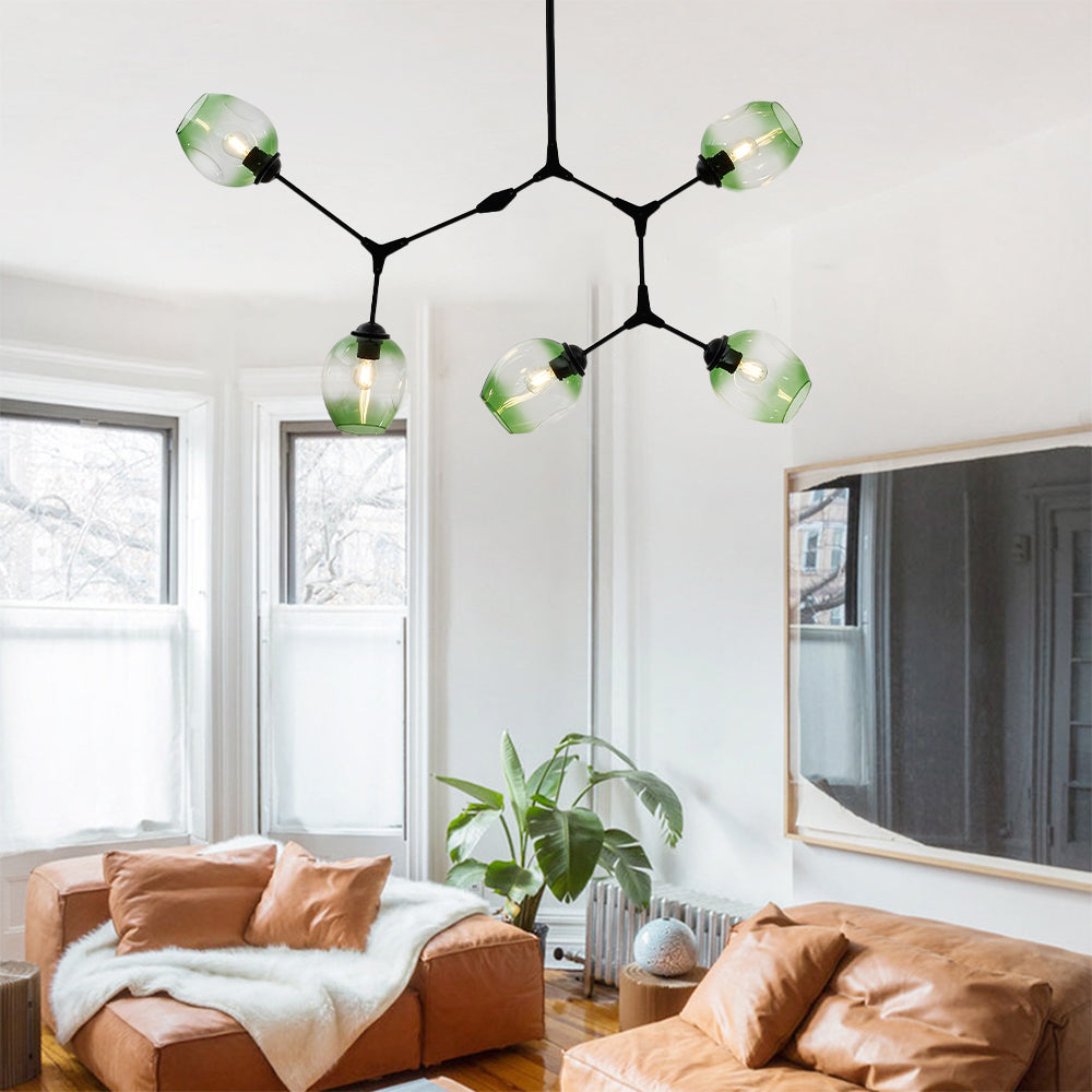 Kirae Nordic Modern Glass Pendant Light Clear Bubble