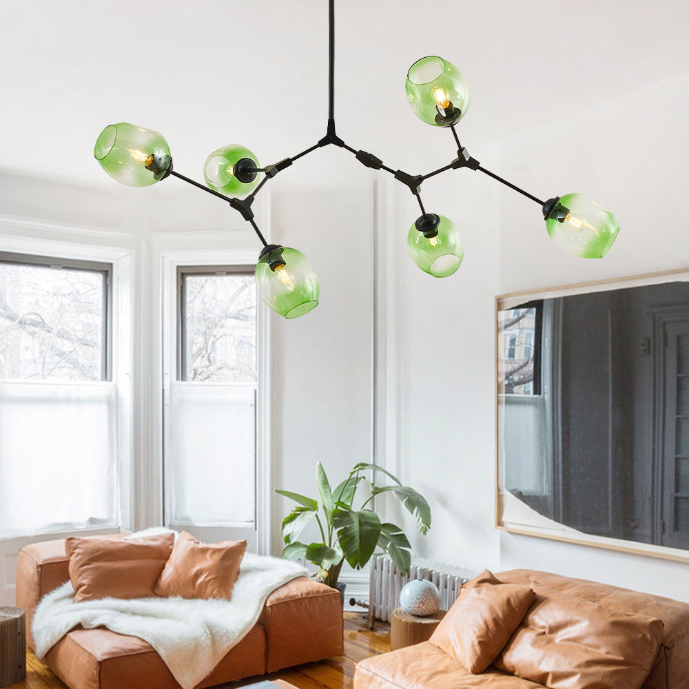 Kirae Nordic Modern Glass Pendant Light Clear Bubble