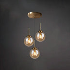 Valentina Designer Bubble Glass Pendant Light, Smoke/Clear/Amber
