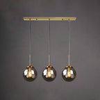 Valentina Designer Bubble Glass Pendant Light, Smoke/Clear/Amber