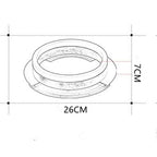 Arisha Modern Simple Gold Flush Mount Ceiling Light, Square/Round