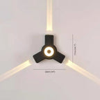 Ovelo Modern Waterproof Minimalist Cross Outdoor Wall Light Garden/Corridor