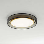 Arisha Nordic Modern Round LED Flush Mount Ceiling Light, Gold Copper