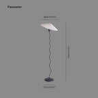 Ritta Modern Mushroom Fabric Led Floor Lamp