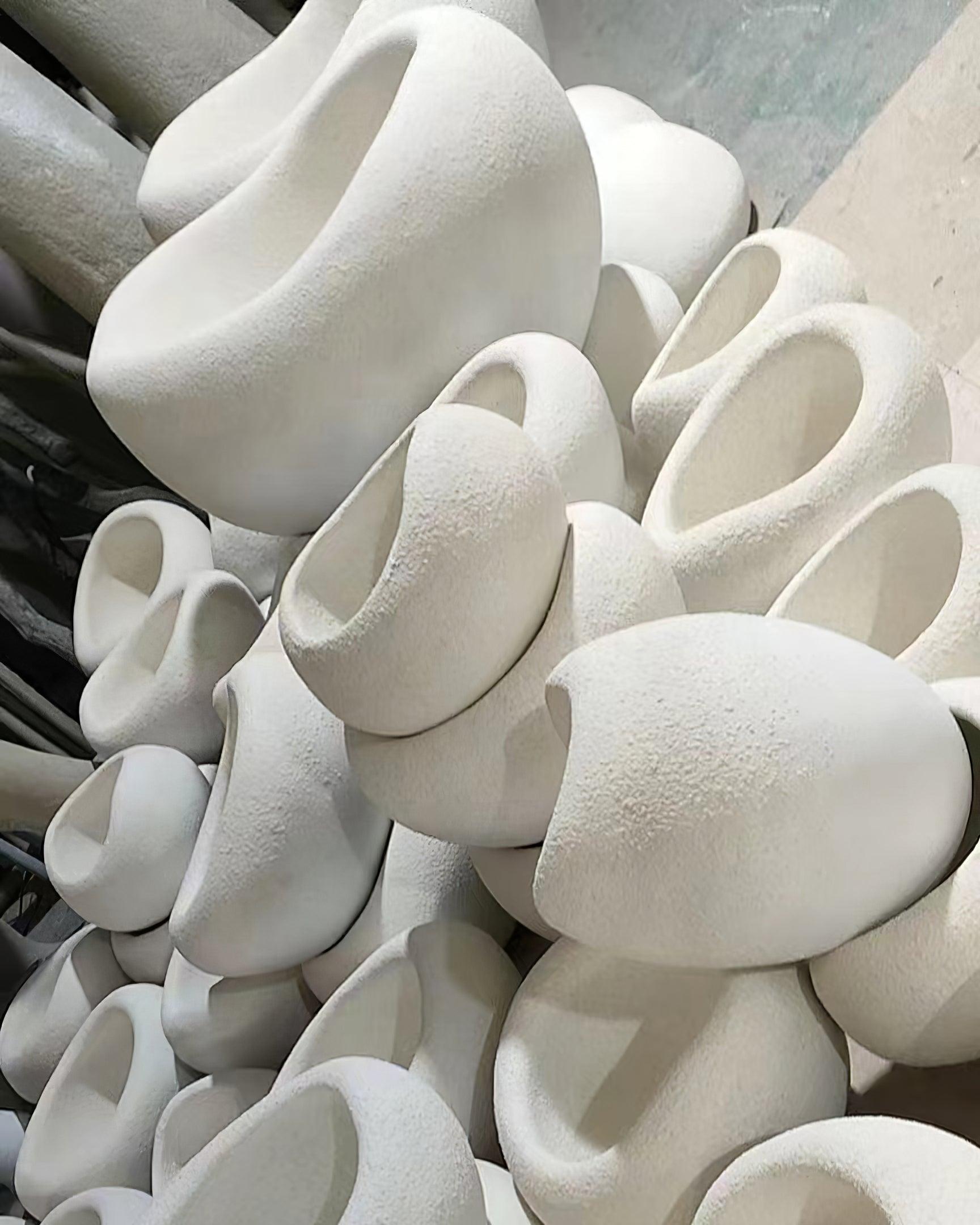 Chandelier Wabi-Sabi Pebble Cluster Organic Form Minimalist Artistic
