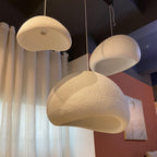 Chandelier Wabi-Sabi Pebble Cluster Organic Form Minimalist Artistic