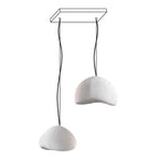 Chandelier Wabi-Sabi Pebble Cluster Organic Form Minimalist Artistic