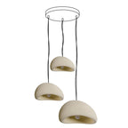Chandelier Wabi-Sabi Pebble Cluster Organic Form Minimalist Artistic