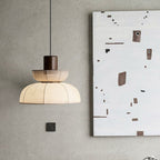 Ritta Pendant Light Neutral Paper Modern  Fabric White