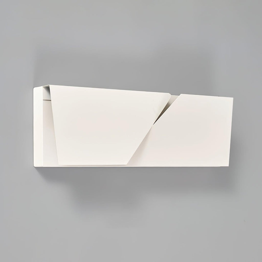Wall Lamp 3D Geometric Panels Layered Light Art Remote Dimming Modern