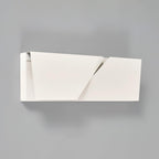 Wall Lamp 3D Geometric Panels Layered Light Art Remote Dimming Modern