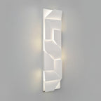 Wall Lamp 3D Geometric Panels Layered Light Art Remote Dimming Modern