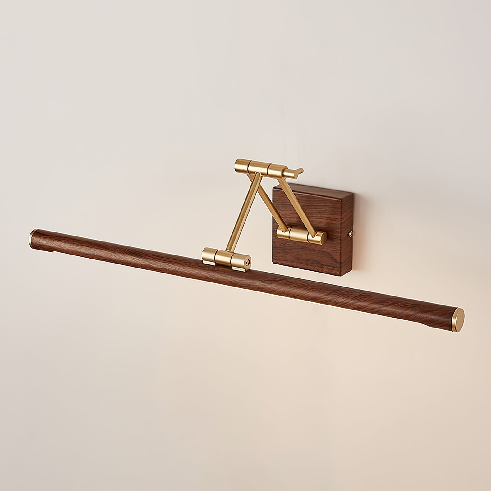 Arvararae Walnut Color Linear Adjustable Wall Light
