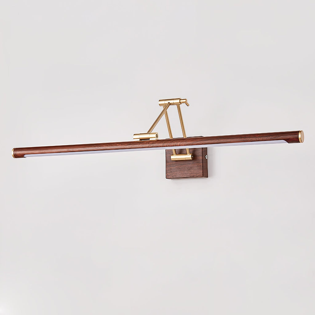 Arvararae Walnut Color Linear Adjustable Wall Light