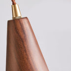 Walnut Glass Pendant Lamp