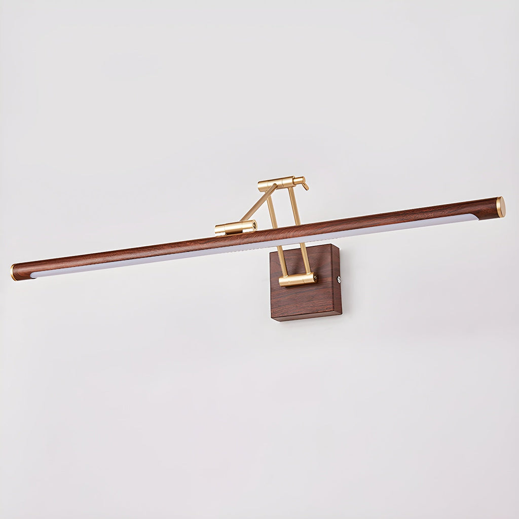 Arvararae Walnut Color Linear Adjustable Wall Light
