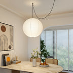 Sylin Pendant Swag Light Mulberry Silk