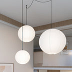 Sylin Pendant Swag Light Mulberry Silk