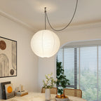 Sylin Pendant Swag Light Mulberry Silk