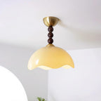 Amberis Vintage Amber Glass Ceiling Light