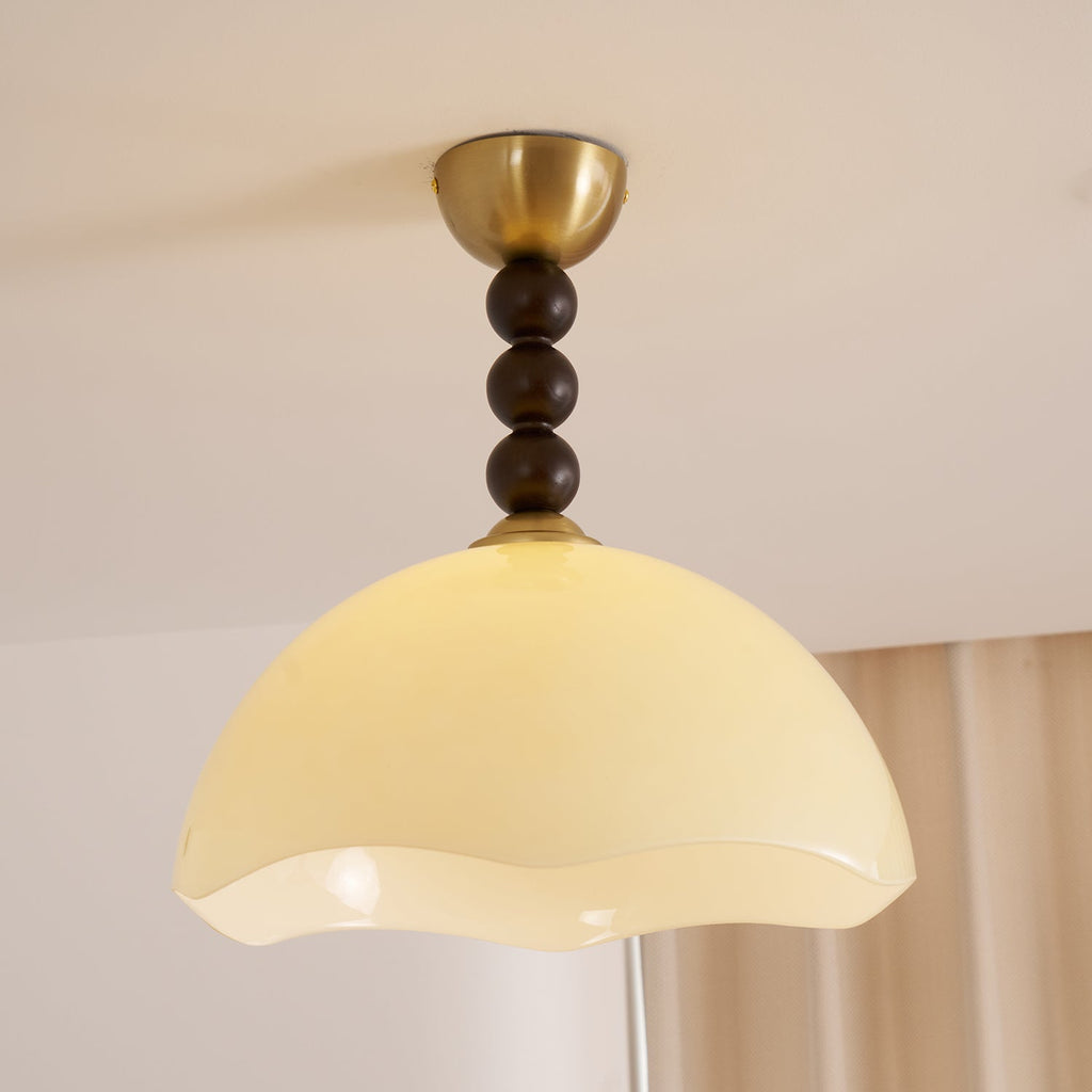 Amberis Vintage Amber Glass Ceiling Light