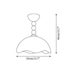Amberis Vintage Amber Glass Ceiling Light