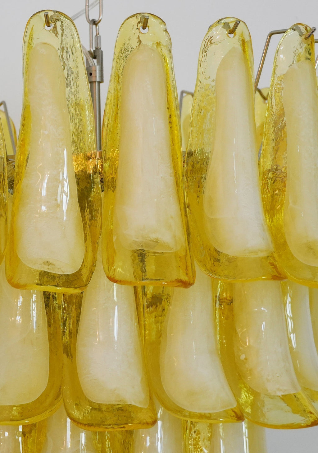 Aurora Chandelier Murano Glass Petal Wave