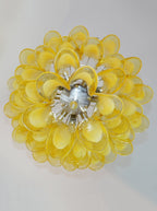 Aurora Chandelier Murano Glass Petal Wave