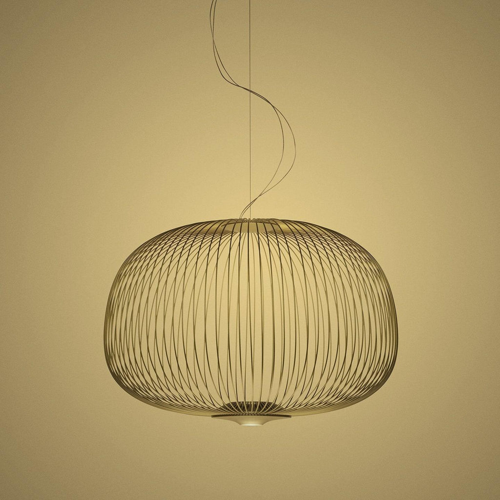 Aero Lightweight Spokes Cage Pendant Light