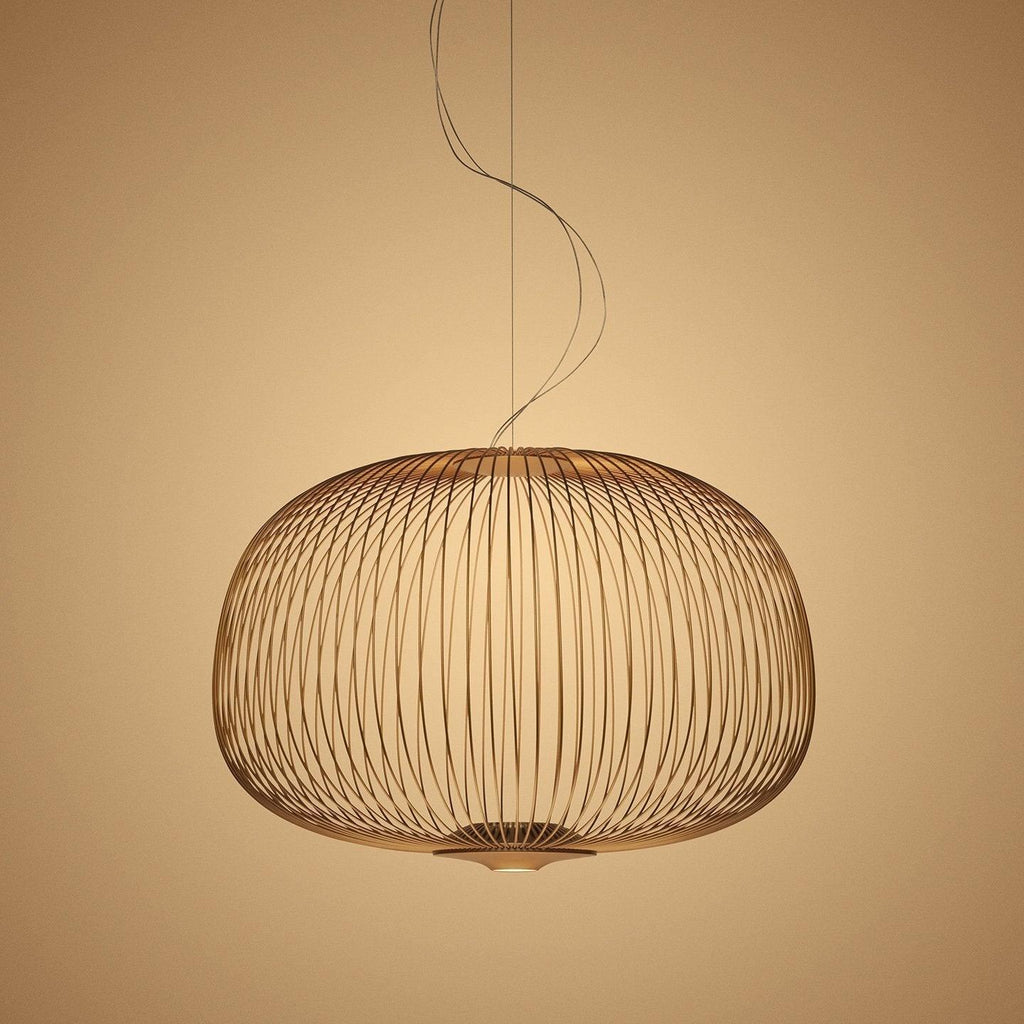 Aero Lightweight Spokes Cage Pendant Light