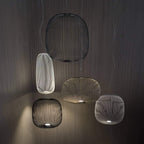Aero Lightweight Spokes Cage Pendant Light