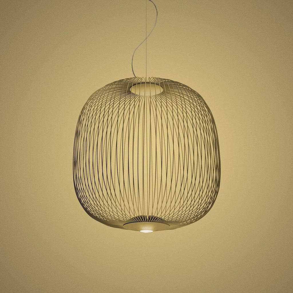 Aero Lightweight Spokes Cage Pendant Light