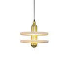Goose White Alabaster Copper Pendant Lamp