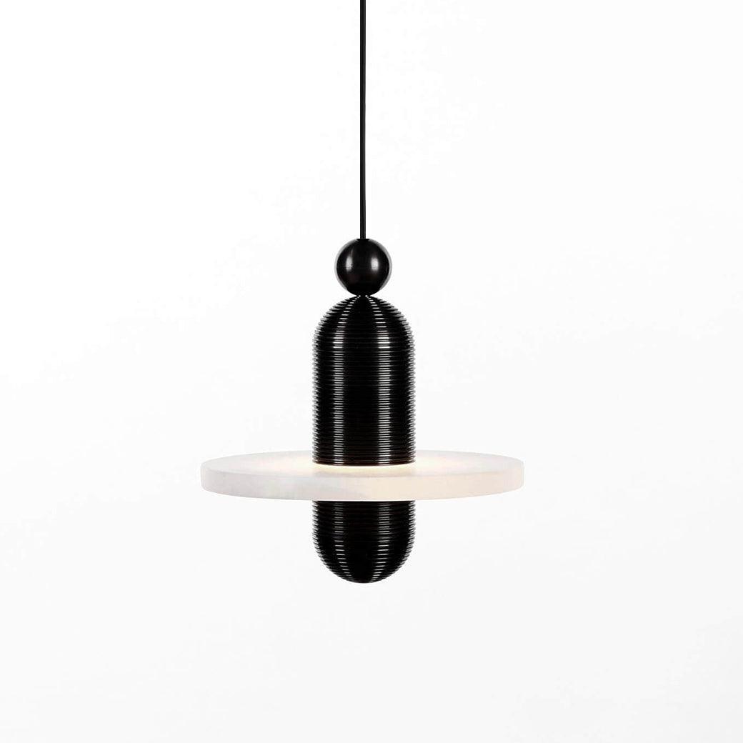 Goose White Alabaster Copper Pendant Lamp