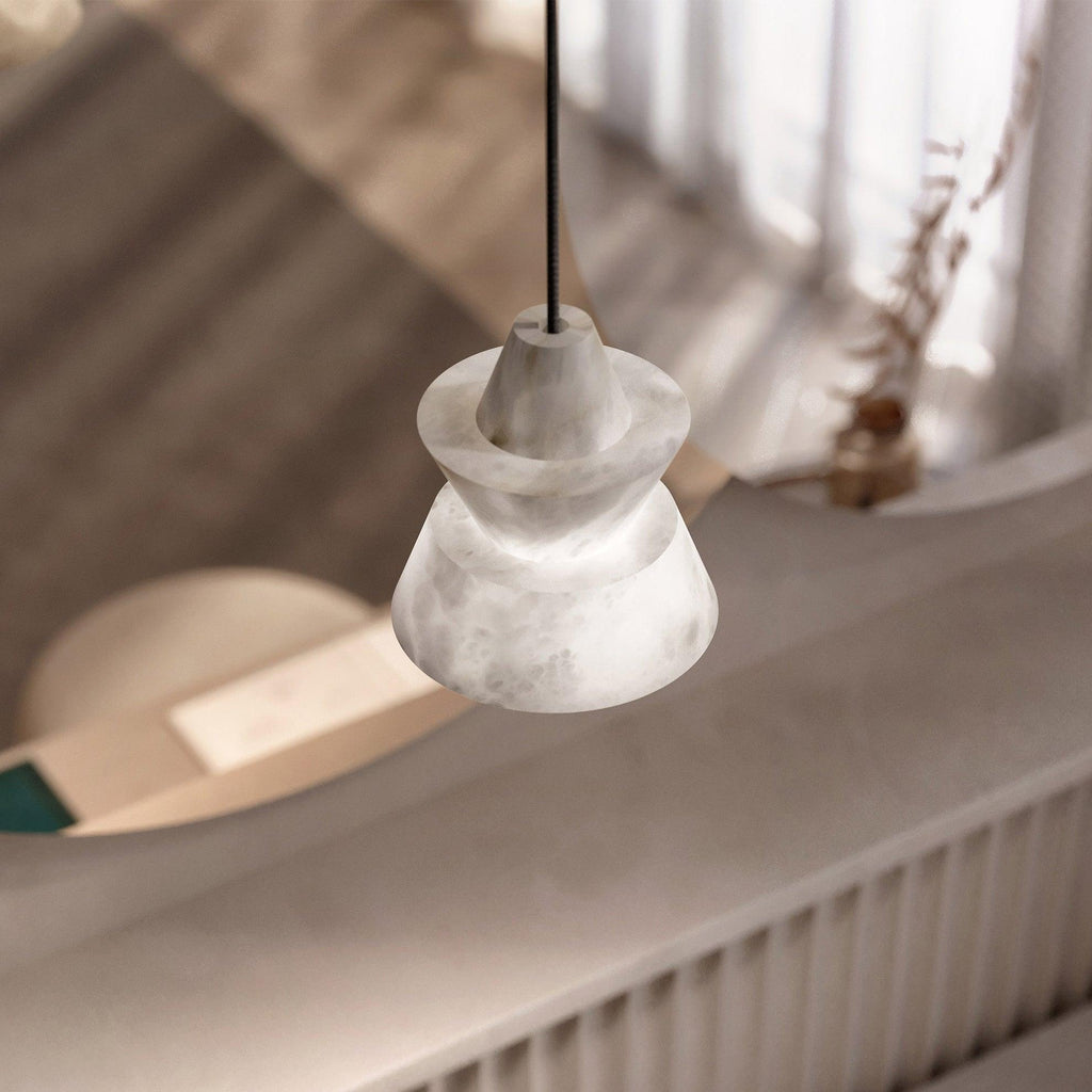 Curineth Minimalist Alabaster Pendant Light