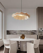 Calavie Wavy Pleated Pendant Light in Soft White