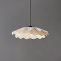 Calavie Wavy Pleated Pendant Light in Soft White