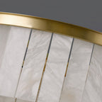 Windham Alabaster Chandelier Layered Halo