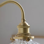 June Vintage Glass Wall Lamp