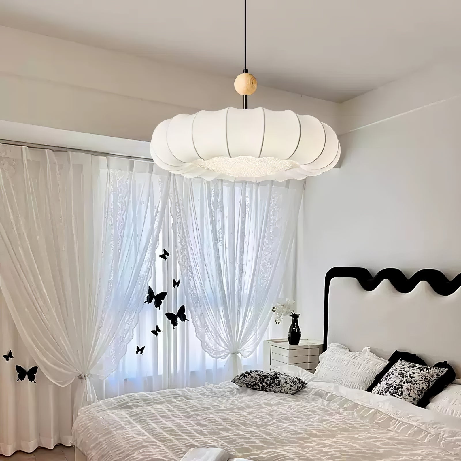 Reyna Veil Pendant Light Fabric