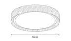Orbis Wood Wood Grain Round Ceiling  Light