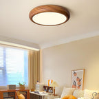 Orbis Wood Wood Grain Round Ceiling  Light