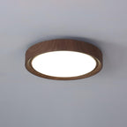 Orbis Wood Wood Grain Round Ceiling  Light