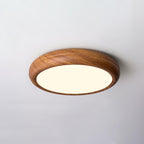 Orbis Wood Wood Grain Round Ceiling  Light