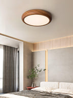 Orbis Wood Wood Grain Round Ceiling  Light