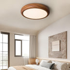 Orbis Wood Wood Grain Round Ceiling  Light