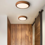 Orbis Wood Wood Grain Round Ceiling  Light