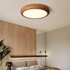 Orbis Wood Wood Grain Round Ceiling  Light